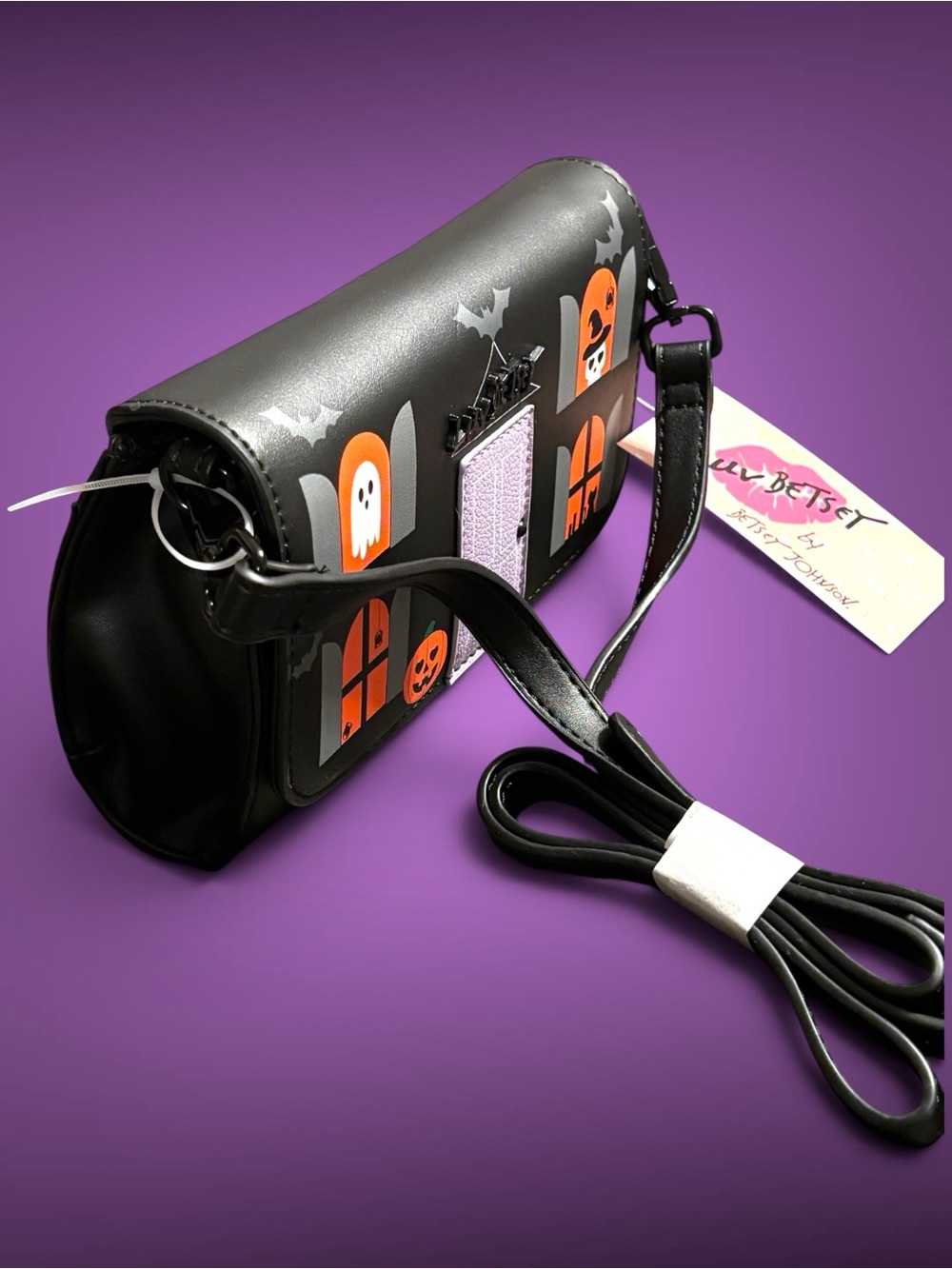 NWT•Betsey Johnson Haunted House Crossbody Bag - Picture 2 of 8